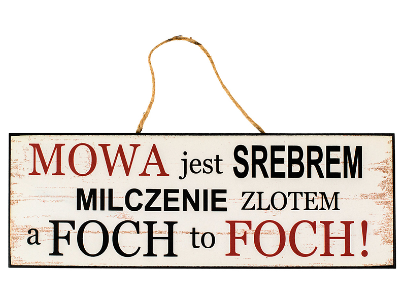 Tabliczka dekoracyjna 34x12cm