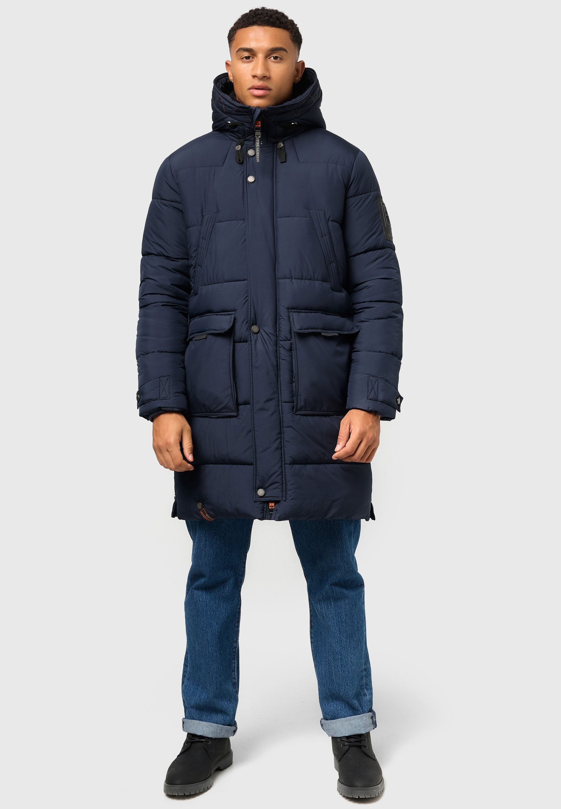 STONE HARBOUR BEVIIS - Winterjas - donkerblauw