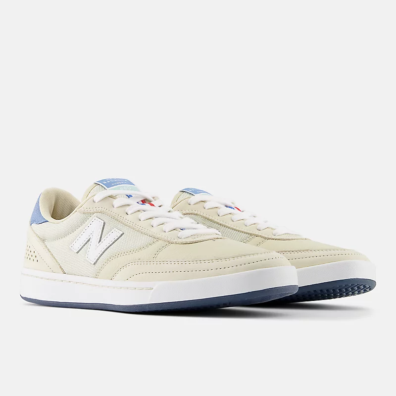 NB Numeric 440 Herren-Sneaker – Meersalz mit Rot