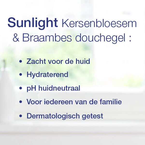 Sunlight Duschgel mit Kirschblüte und Brombeere<br>400 ml