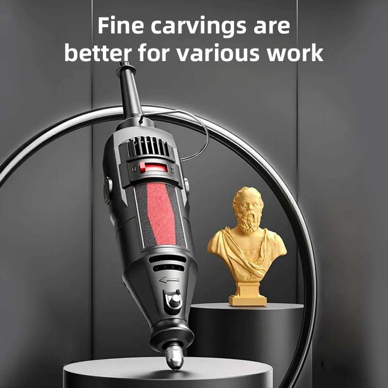 Electric grinder, small handheld grinder, jade carving electric polishing artifact, high-power cutting tool, carving machine