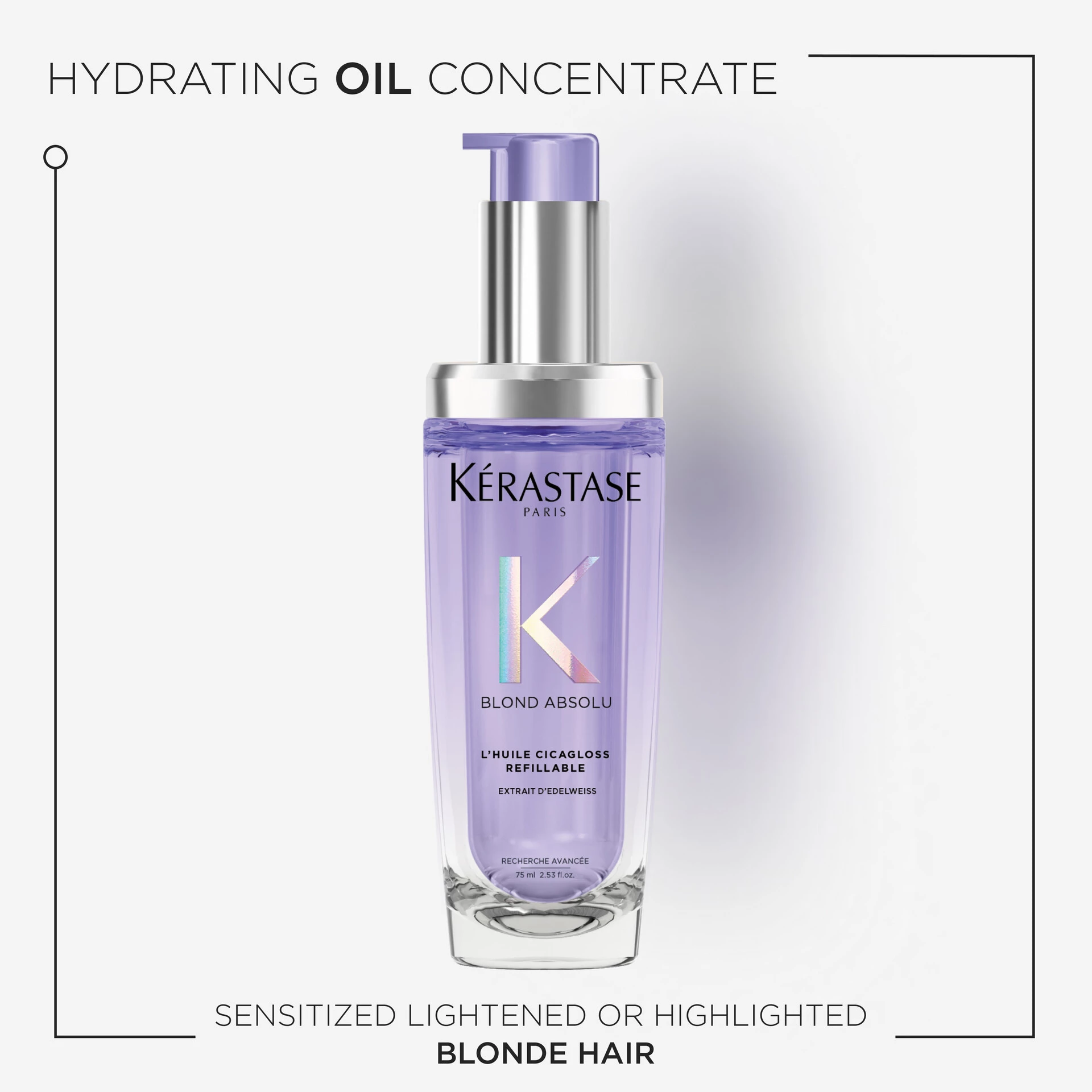 Blond Absolu L´Huile Cicagloss utántölthető hajolaj 75 ml - Kérastase