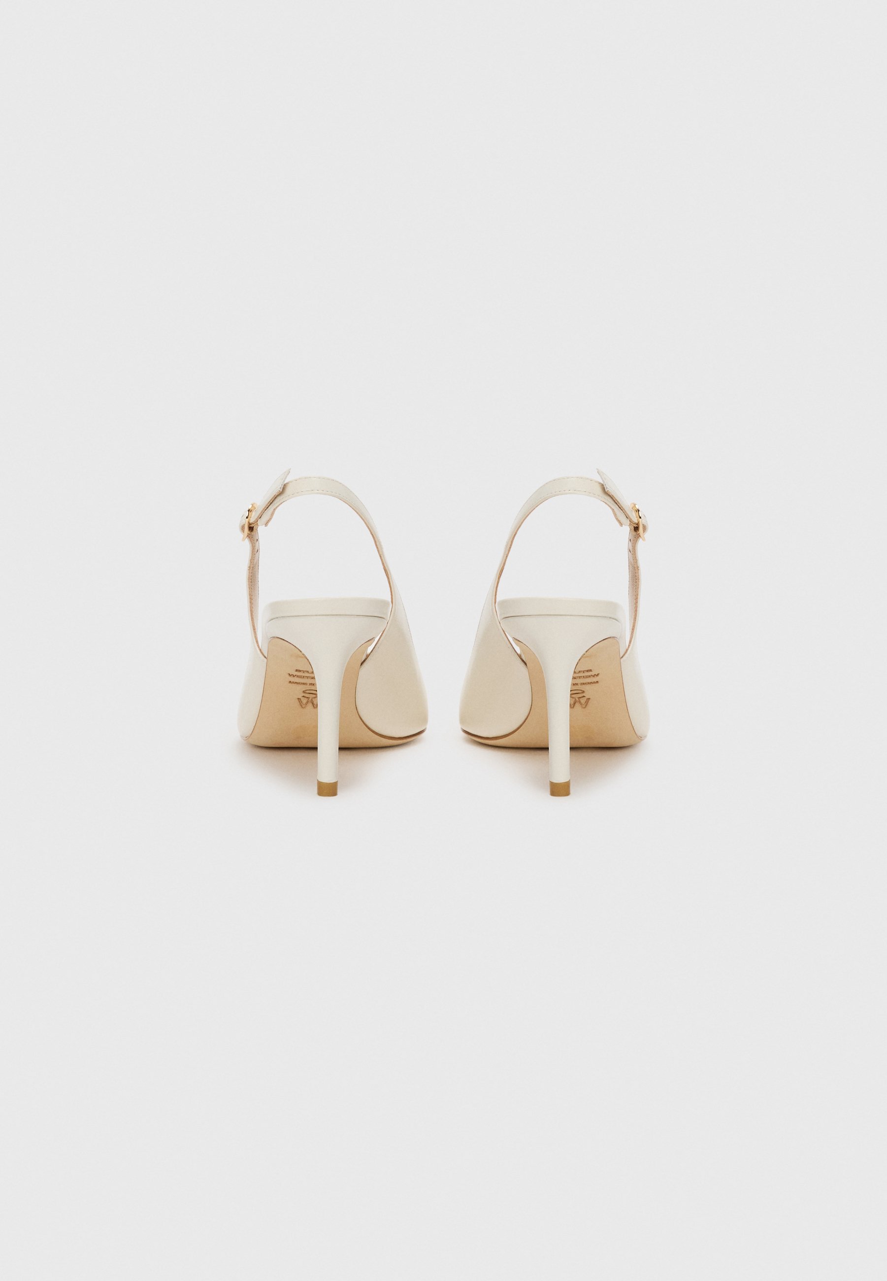Stuart Weitzman POWER 75 - Scarpe con tacco alto - crema