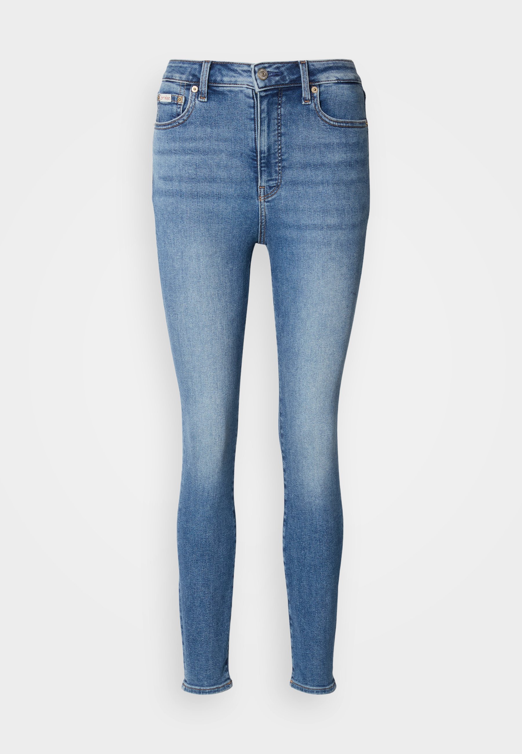 Calvin Klein Jeans HIGH RISE - Skinny džínsy - vintage avenue