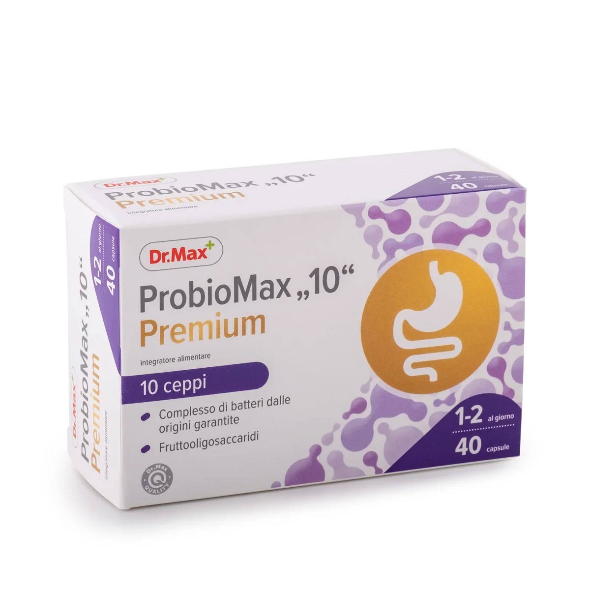 DR. MAX Dr.Max ProbioMax 10 Premium 40 kapslit Piimhappega toidulisand