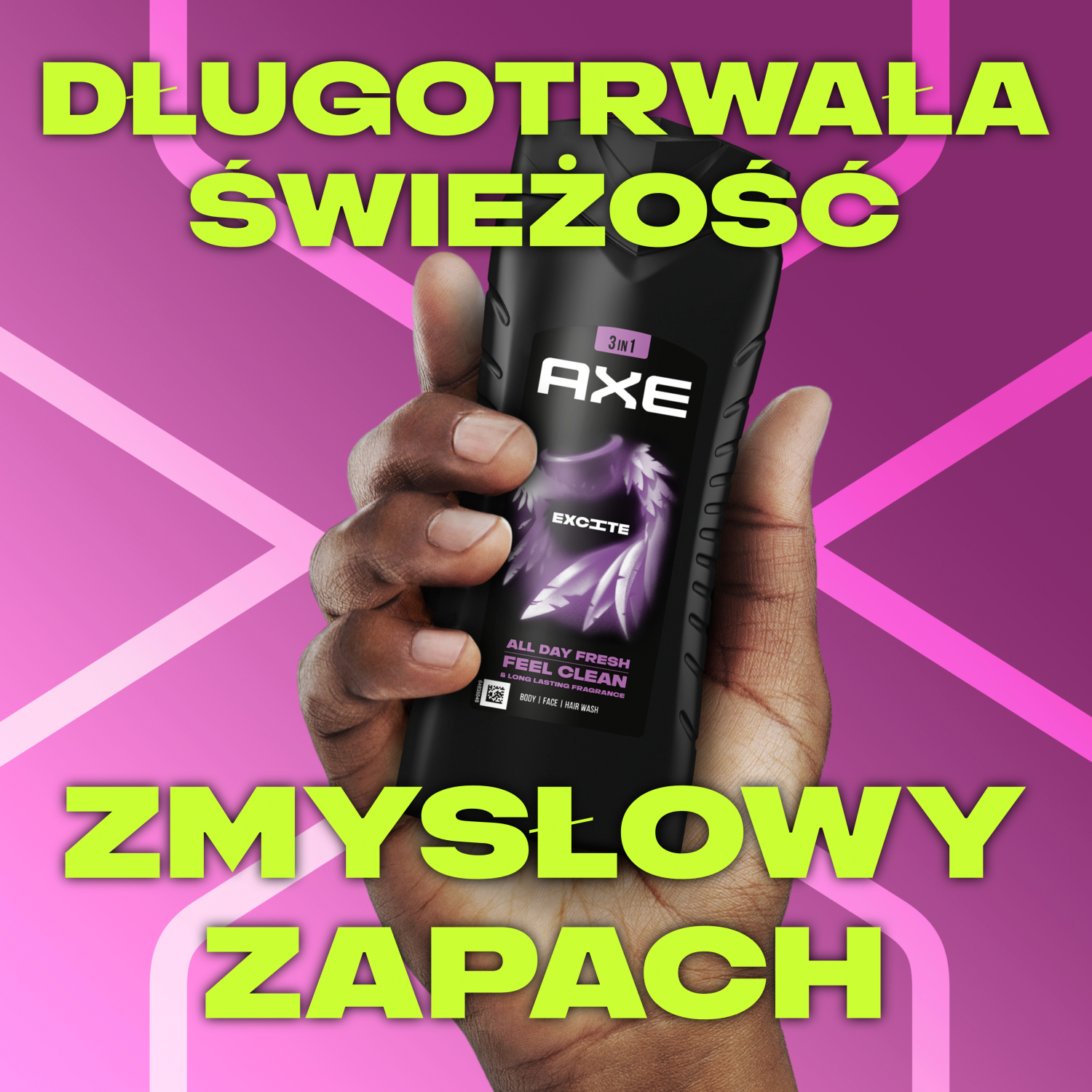 Axe dušas želeja vīriešiem 400ml Excite