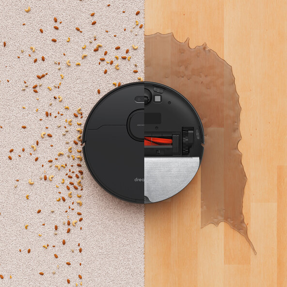 D9 Max robot vacuum and mop, black