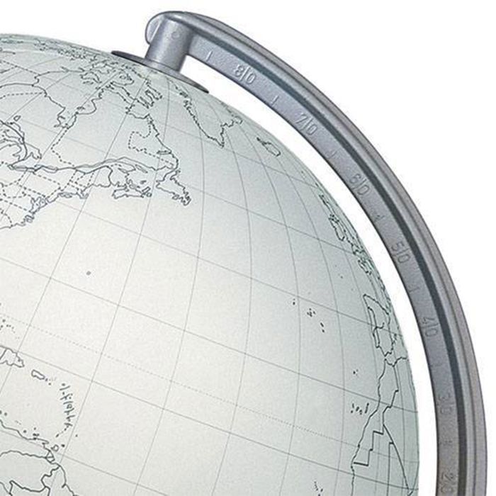 De blanco wereldbol - Inclusief 4 stiften - Eén maat - Meerkleurig