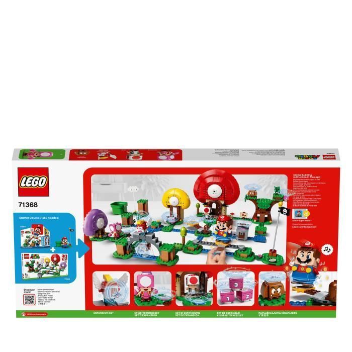LEGO® Super Mario™ 71368 Ensemble d'extension La chasse au trésor de Toad