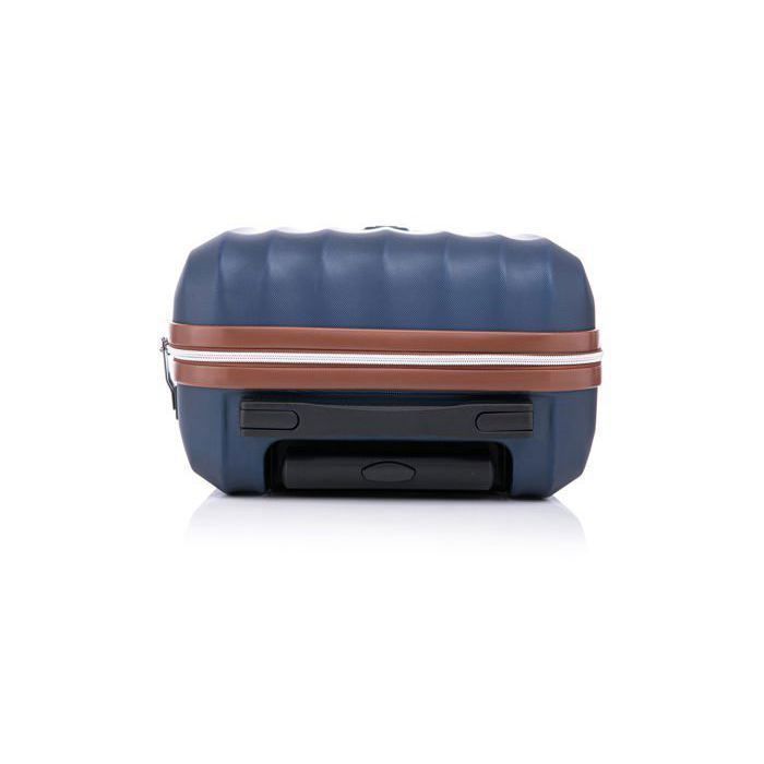 Valise Cabine - CELIMS FRANCE - Modèle 2025 Liberté - 45x36x20 cm - Cadenas à combinaison - Bleu Minuit