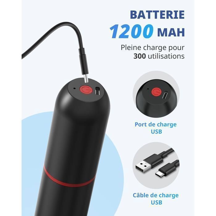 AIRMSEN Machine Sous Vide Portable avec 33 Sacs Fresh et 2 bouchons à vin, Scelleuse Sous Vide Mini pour Voyages et Camping