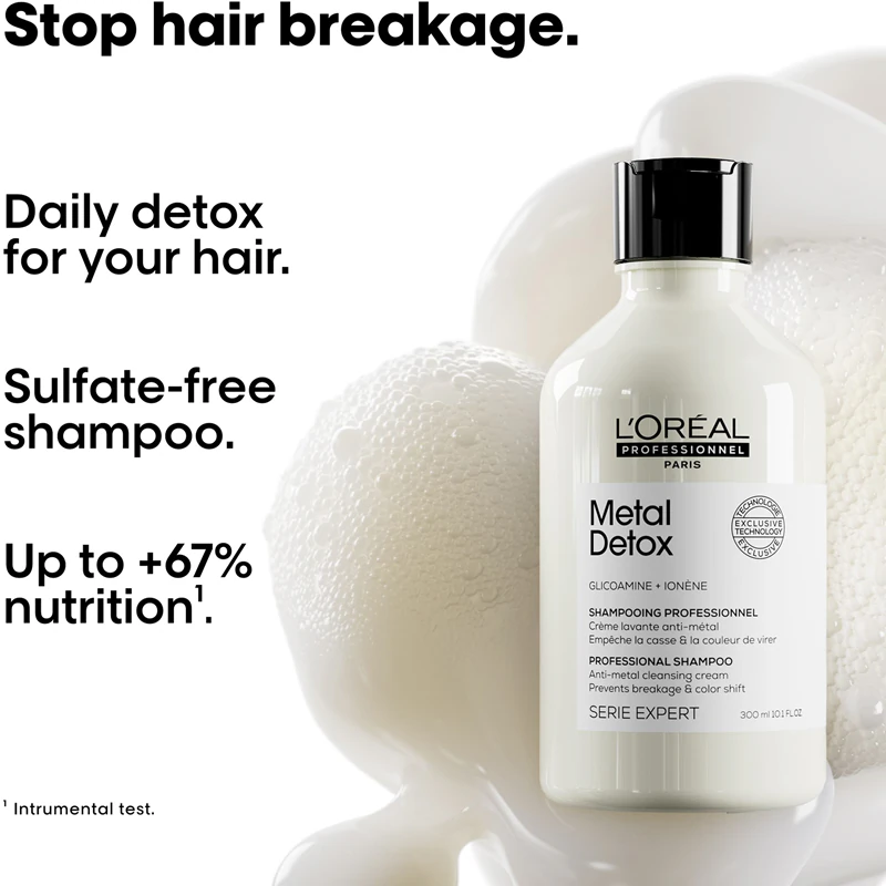 L'Oréal Professionnel Serie Expert Metal Detox Diep Reinigende Shampoo voor Gekleurd en Beschadigd Haar