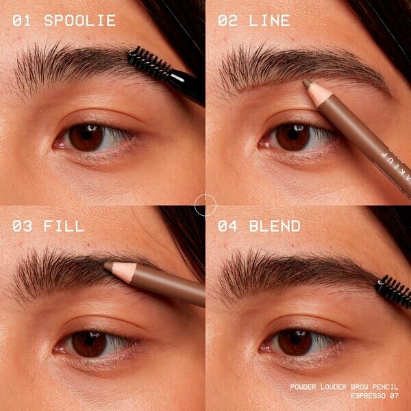 NYX Professional Makeup Powder Louder Ash Brown Brow Brow Pencil antakių pieštukas