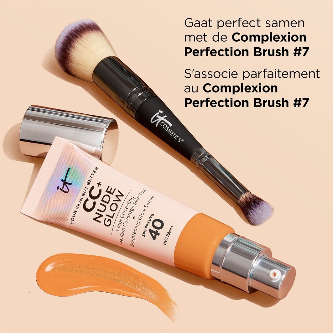 IT Cosmetics CC kremas „Your Skin But Better CC+ Nude Glow Medium Coverage“, tonuotas odos + švytėjimo suteikiantis serumas SPF 40 – 32 ml