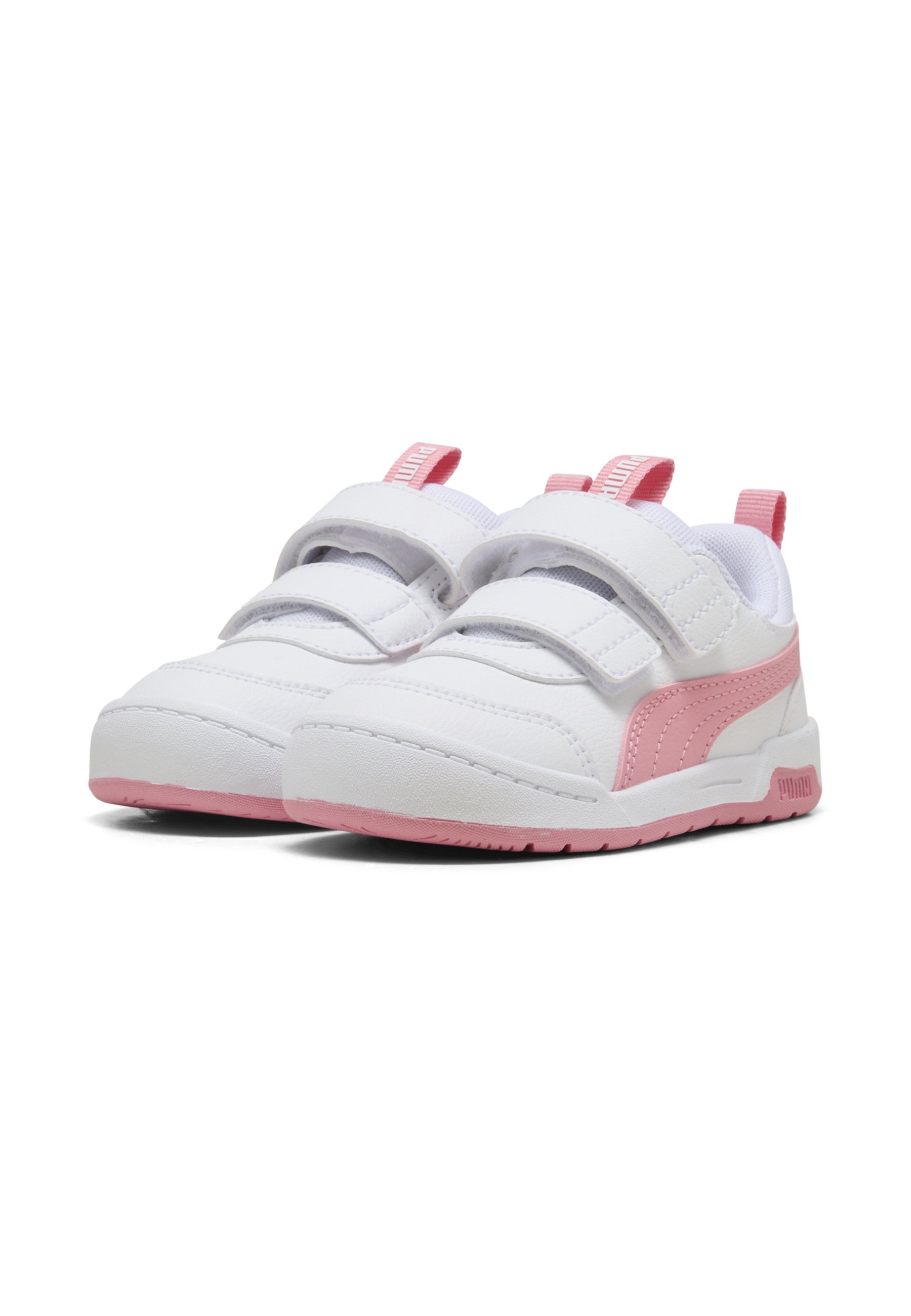 Puma MULTIFLEX 2 UNISEX - Buty do biegania po asfalcie - biały różowy krajobraz