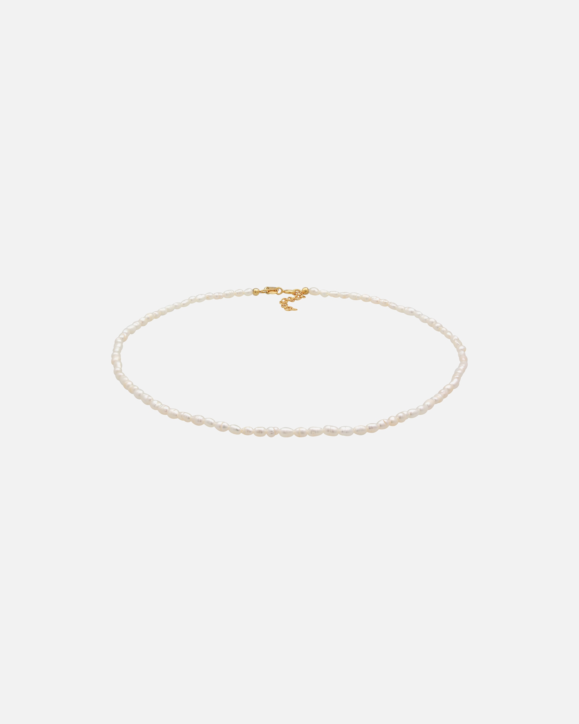 Elli PREMIUM Femmes Choker Classique Tendance avec Perles de Culture d'Eau Douce en Argent Sterling 925 Plaqué Or