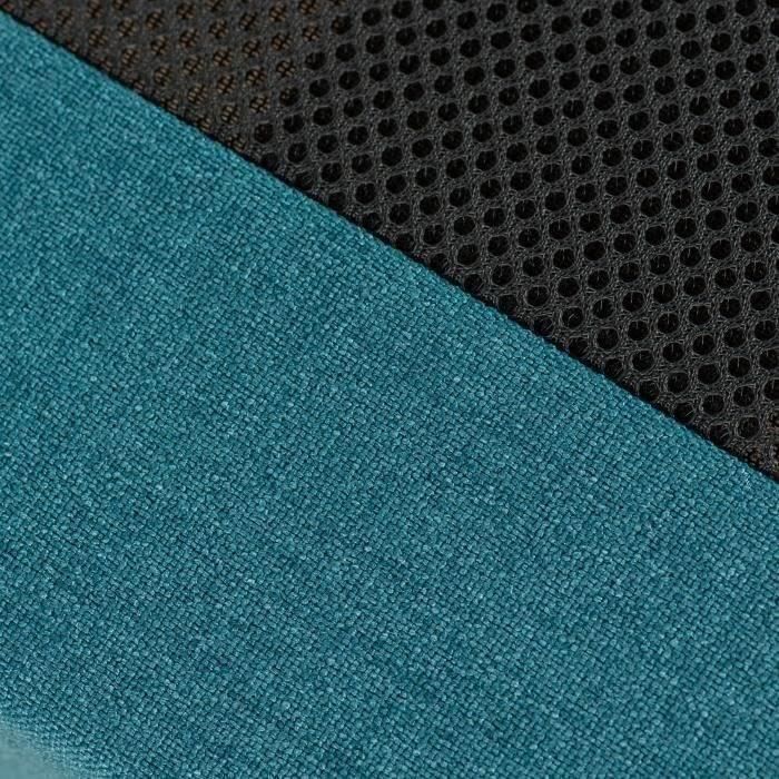 Base de cama tapizada - 140x190 cm - Azul turquesa - Kit - DEKO DREAM Eazyx