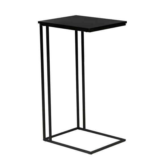 Strike side table, black