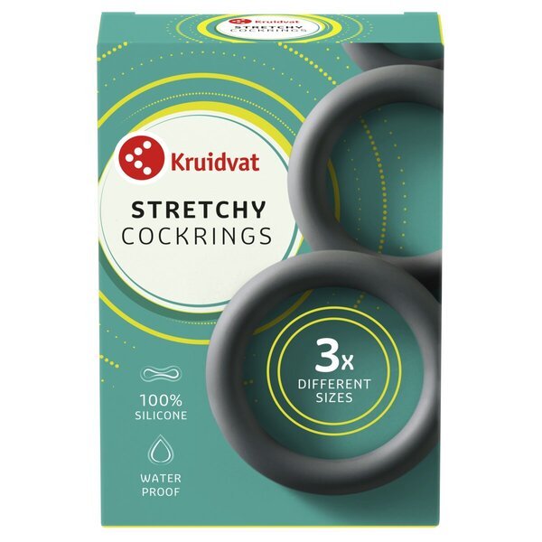 Kruidvat Stretchy Cockrings<br>50,5g, 3 kusy