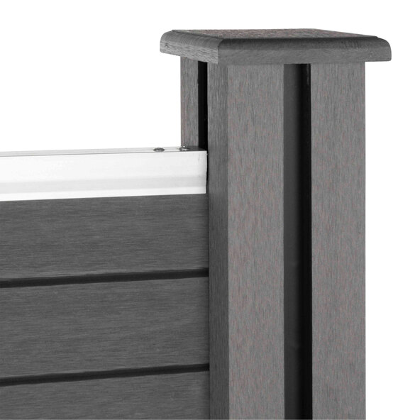 WPC privacy fence V2 CALLADO, 4 x panels & 6 x posts
