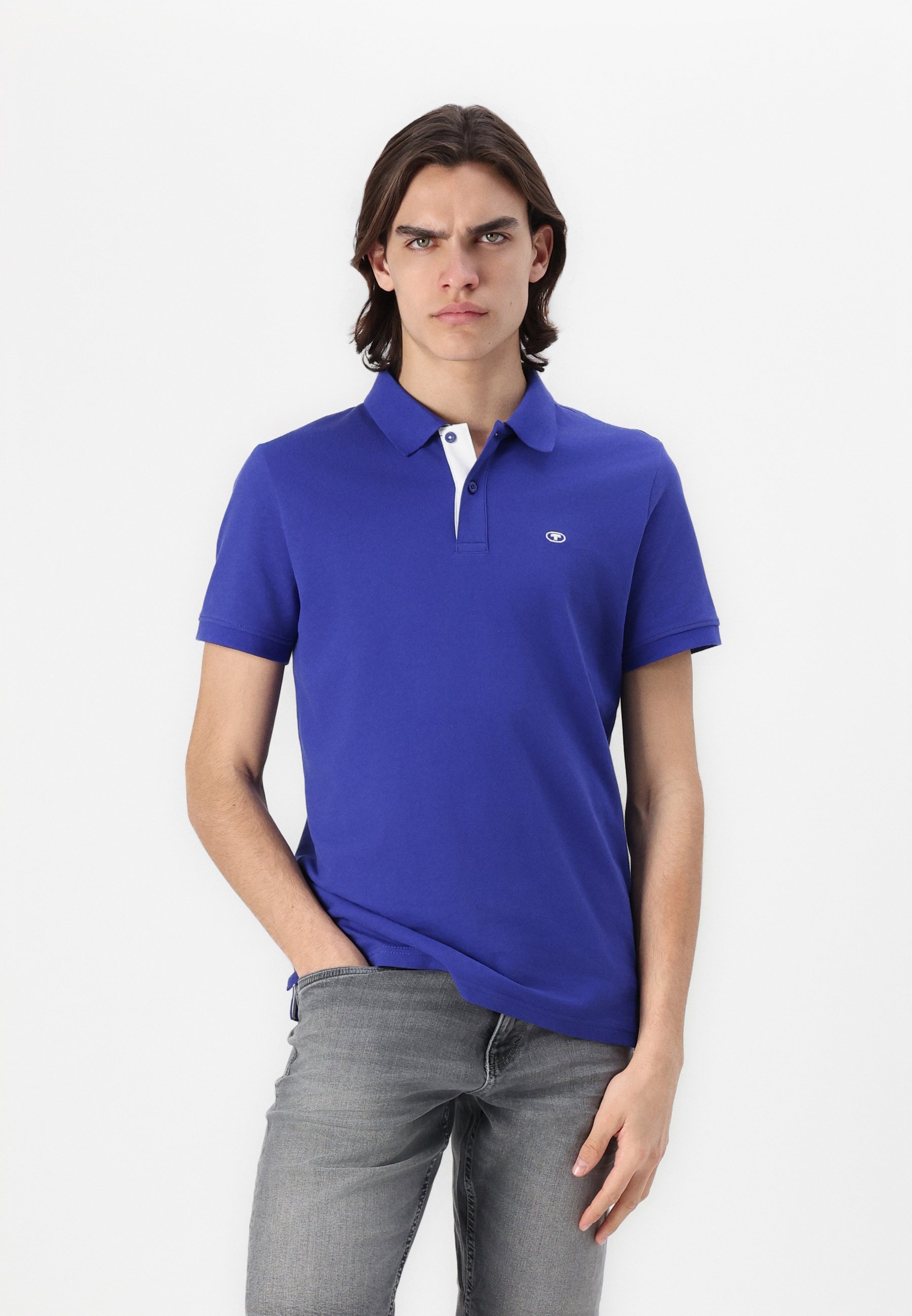 TOM TAILOR BASIC - Polo - écusson bleu