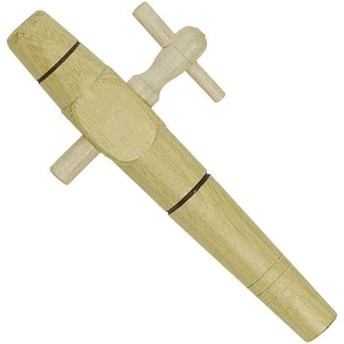 Torneira de madeira de acácia JOCONDI BOTTLEMAKING - Bico com 22 mm de diâmetro - 7,5 polegadas