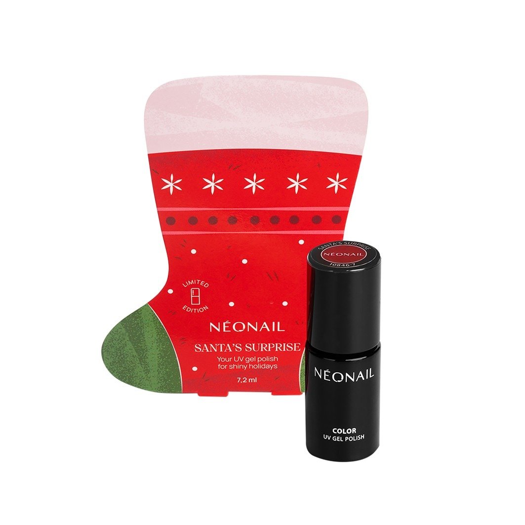 NEONAIL UV lak za nokte „Djeda Mrazovo iznenađenje“ – Vaš UV gel lak za nokte za blistave praznike, 7,2 ml – 1 komad