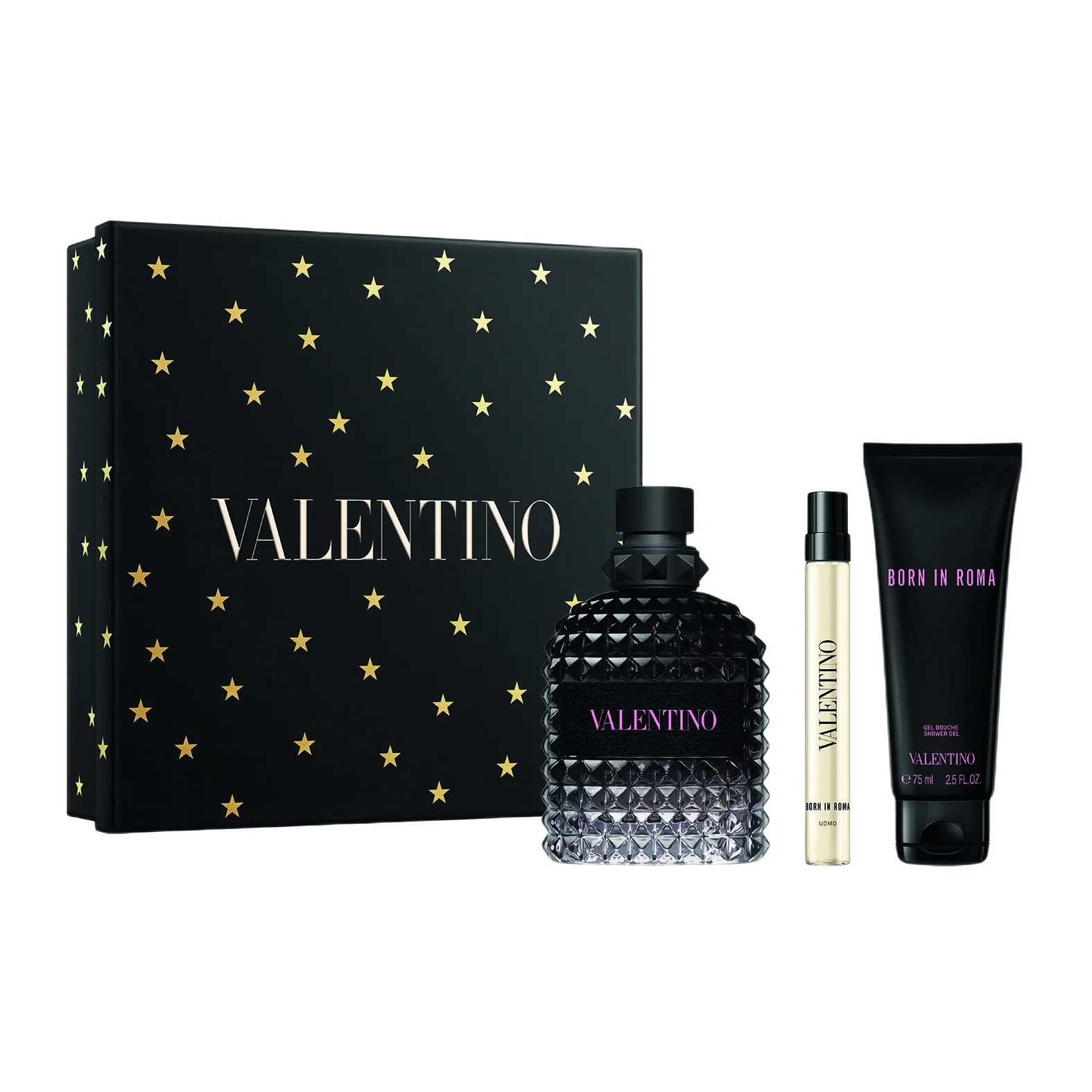 Valentino Uomo Born in Roma Cofanetto Regalo Born in Roma Uomo Eau de toilette + Shower gel - Cofanetto Profumo Uomo, Eau de Toilette