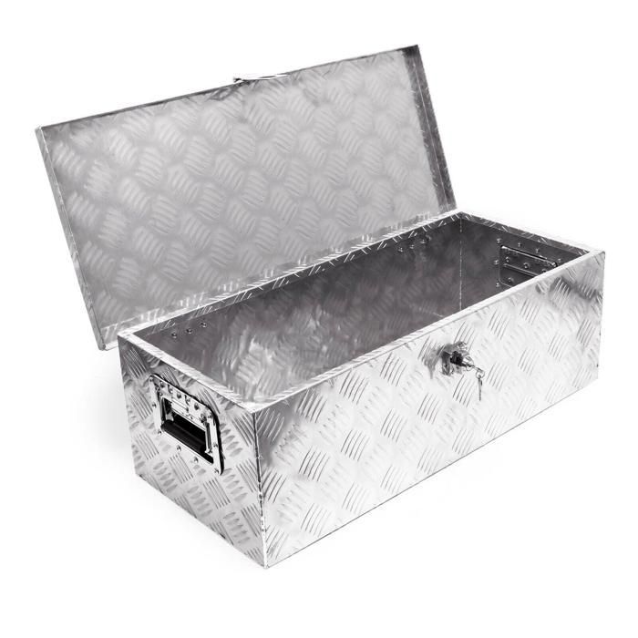 Caja de herramientas de aluminio de 76 cm, estuche de transporte y almacenamiento 16_0002553