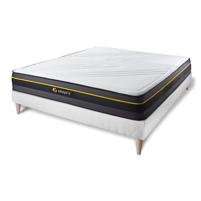 Juego de colchón ACTIVE de 160x200 + kit de base de cama