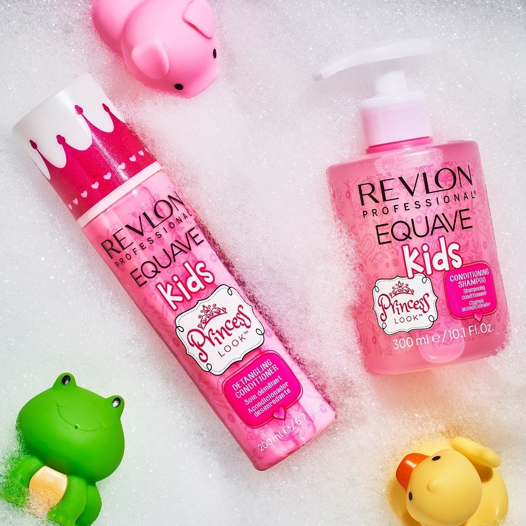 „Revlon Professional Kids“ kondicionierius „Revlon Professional Equave Kids Princess Look“ iššukuojantis kondicionierius mergaitėms, nereikia nuplauti, 200 ml - 200 ml