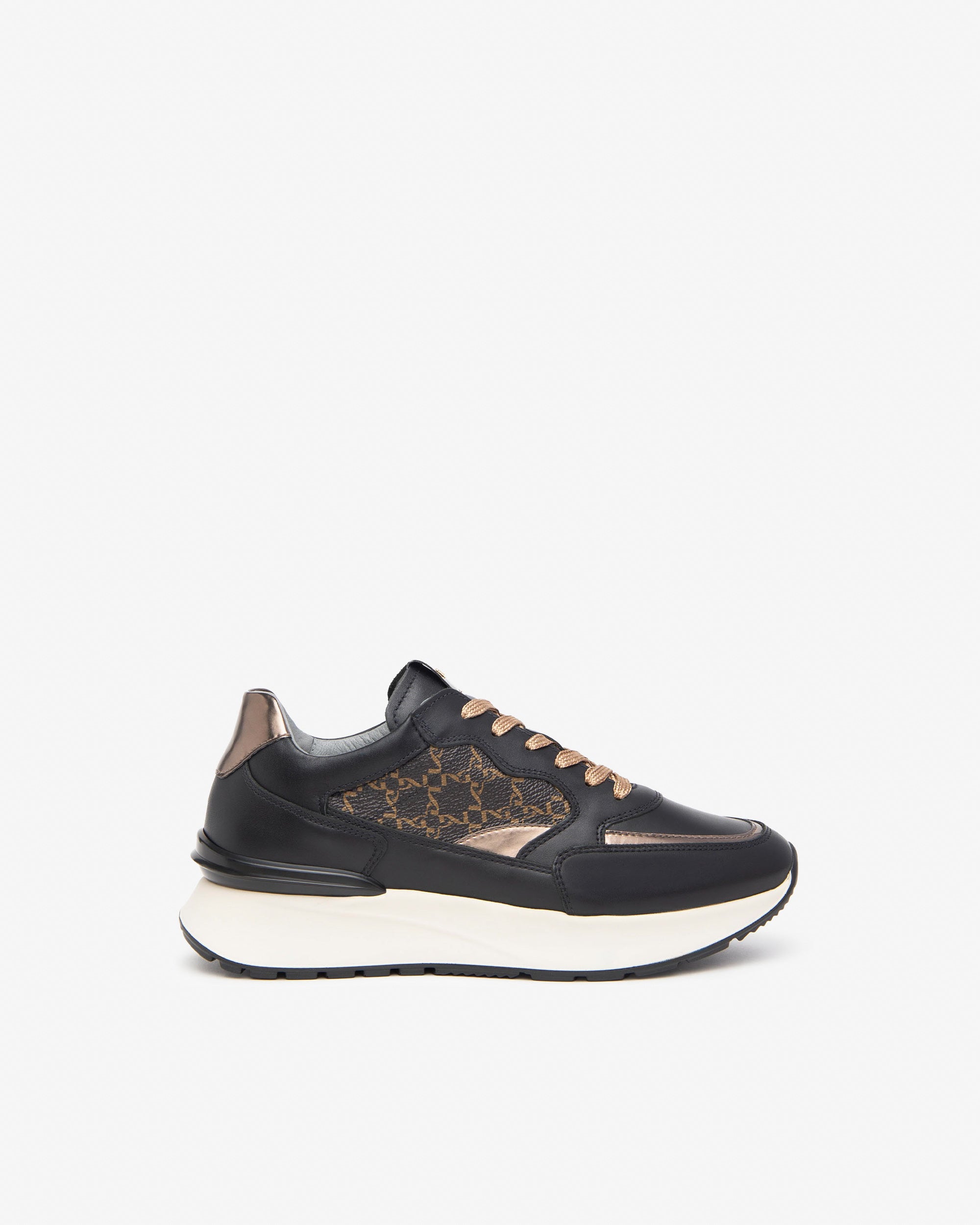  Damen-Sneaker aus Leder und Funktionsmaterial