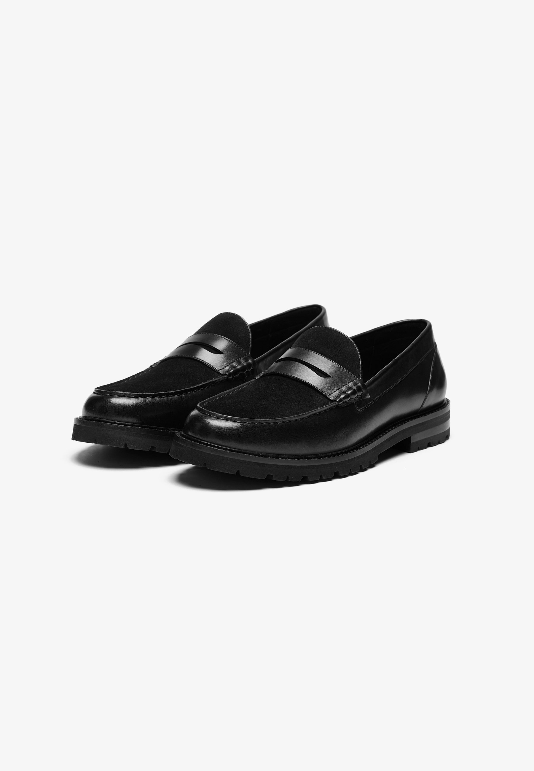 Zign LEDER - Slipper - schwarz