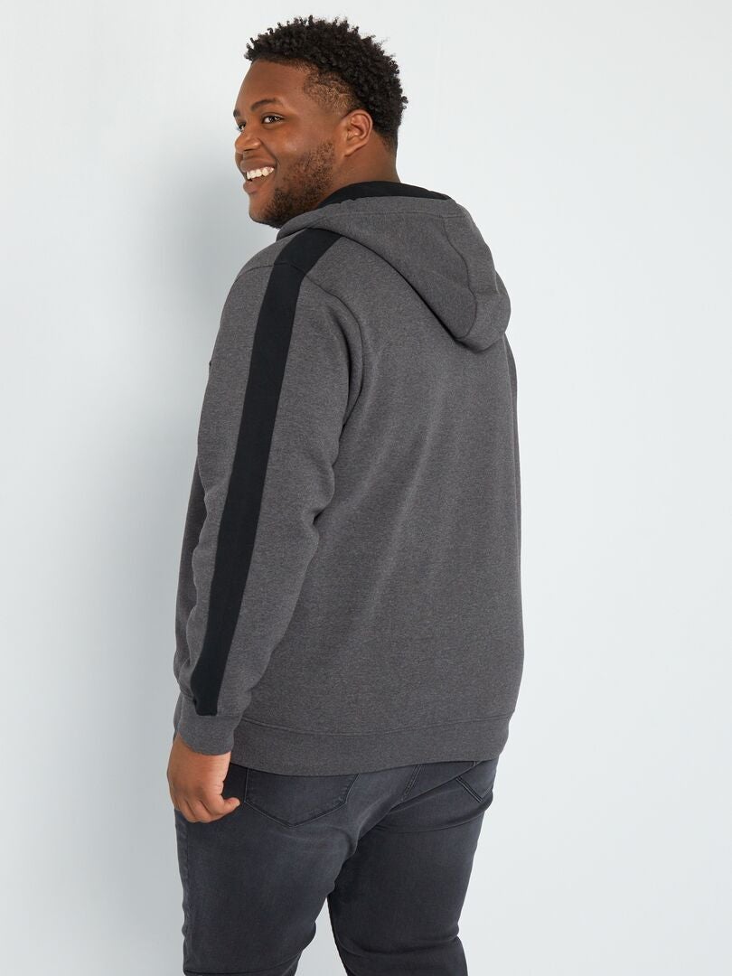 Sudadera con capucha de felpa - GRIS