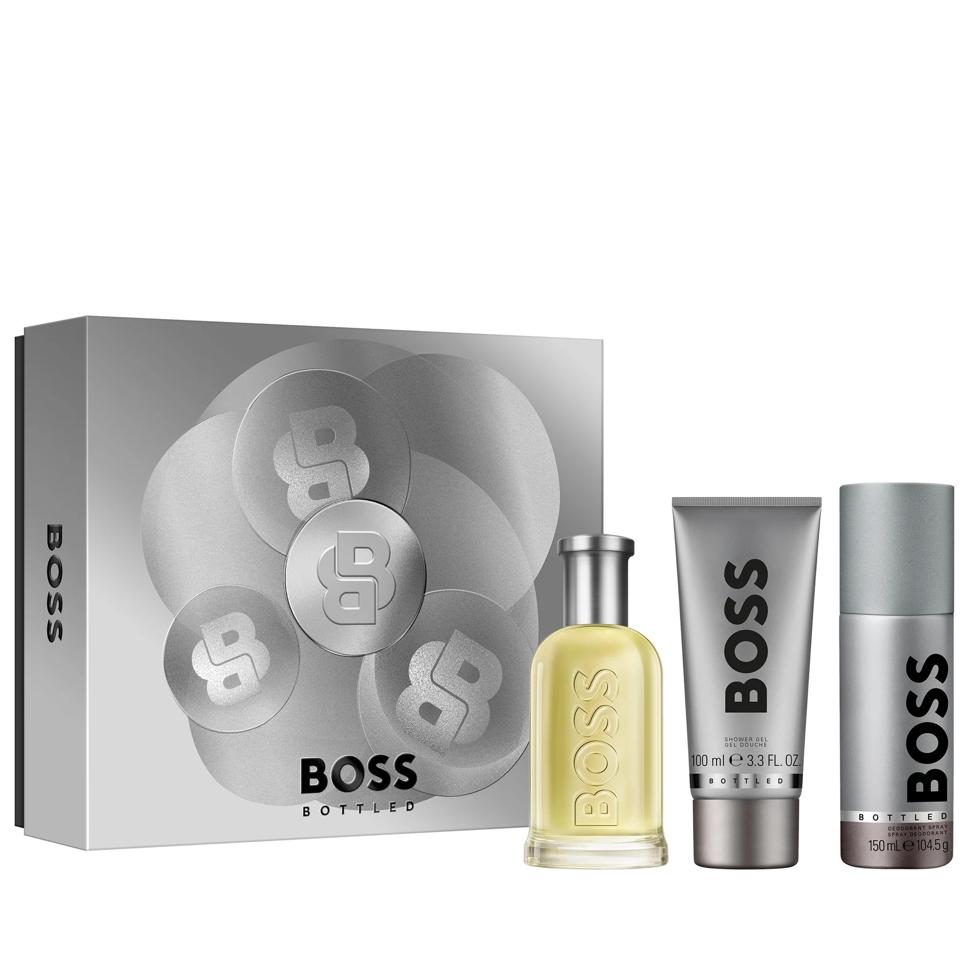 Boss Bottled Cofanetto Regalo BOSS Bottled Eau de Toilette, Gel Doccia e Deodorante Spray - Cofanetto Profumo Uomo, Eau de Toilette