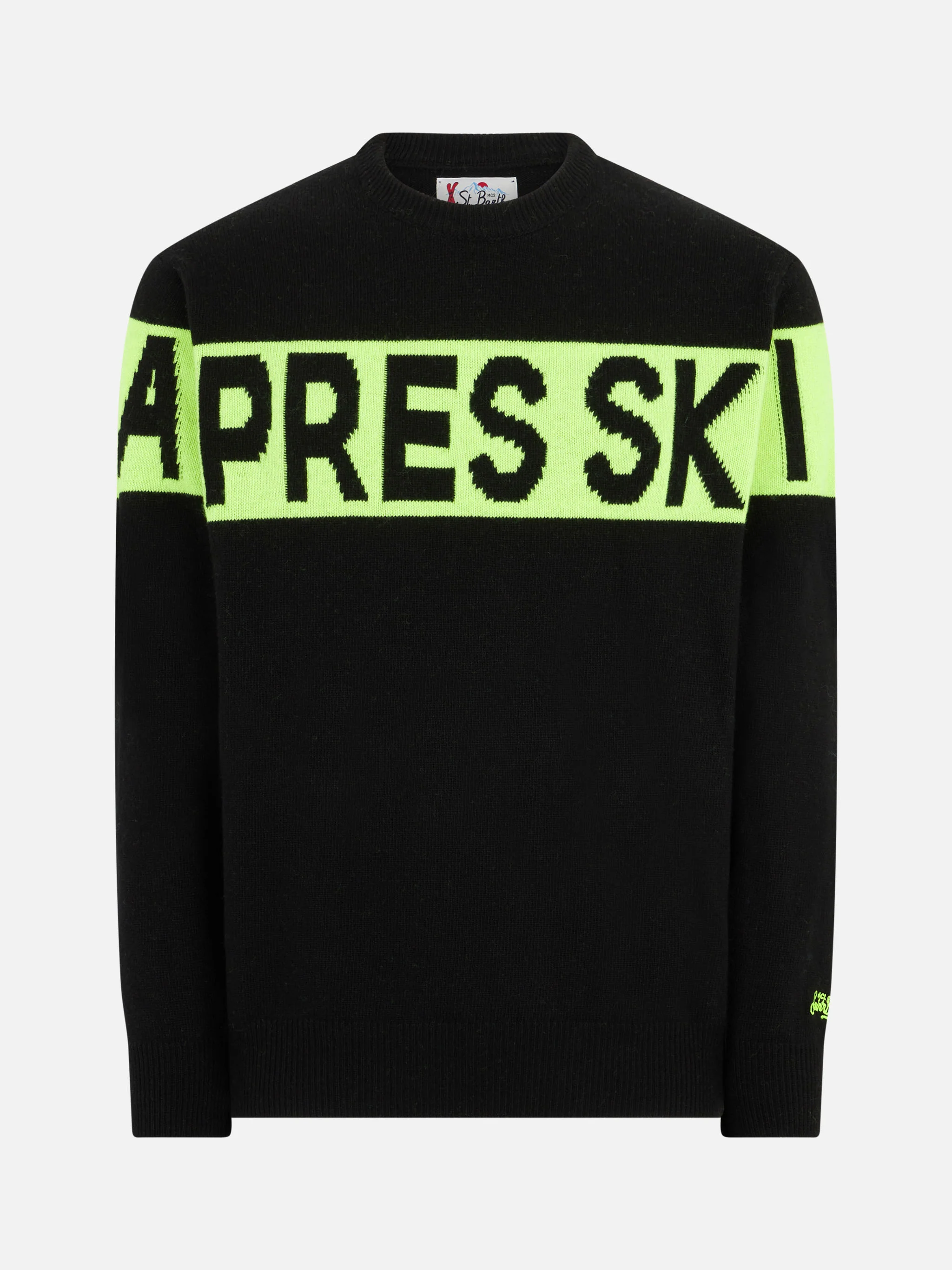 Après-Ski Herren-Pullover mit Jacquardmuster und Rundhalsausschnitt