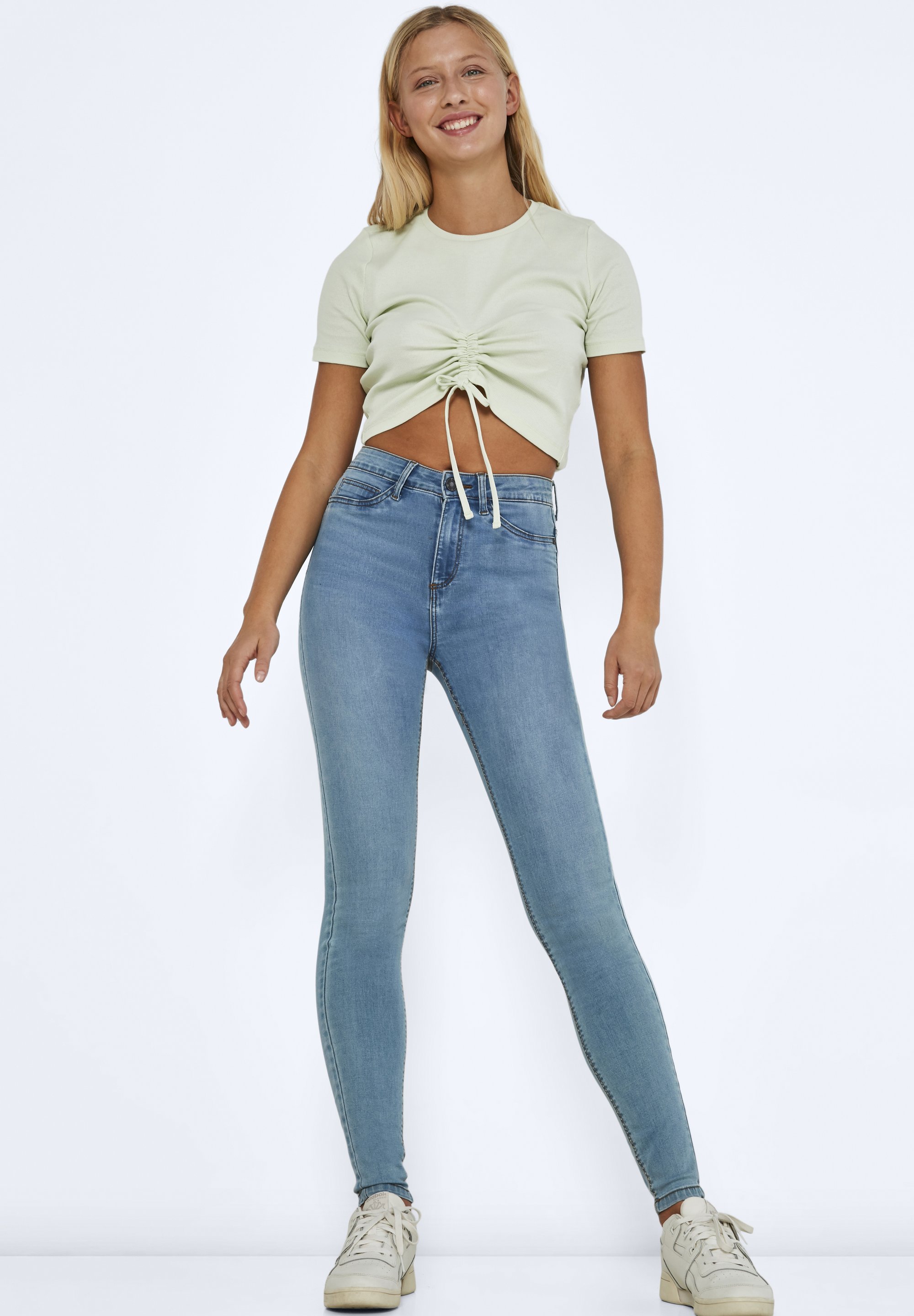 Noisy May NMCALLIE - Jeggings - lichtblauwe denim