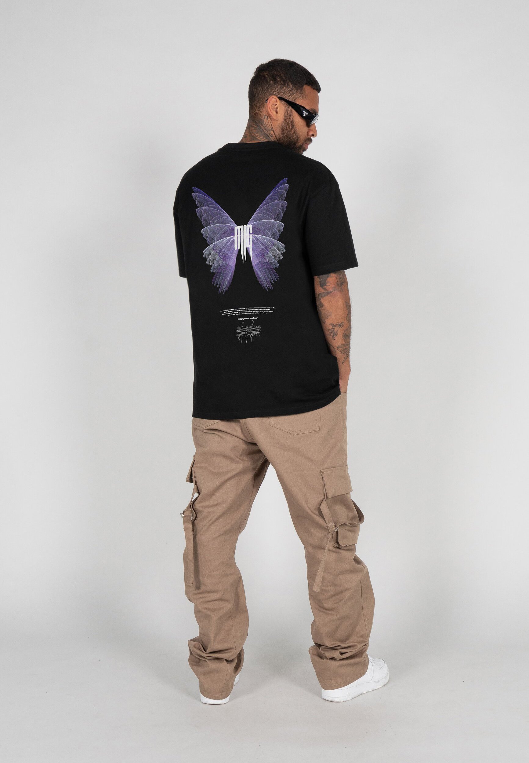 MJ Gonzales METAMORPHOSE V.2 - T-shirt met print - zwart