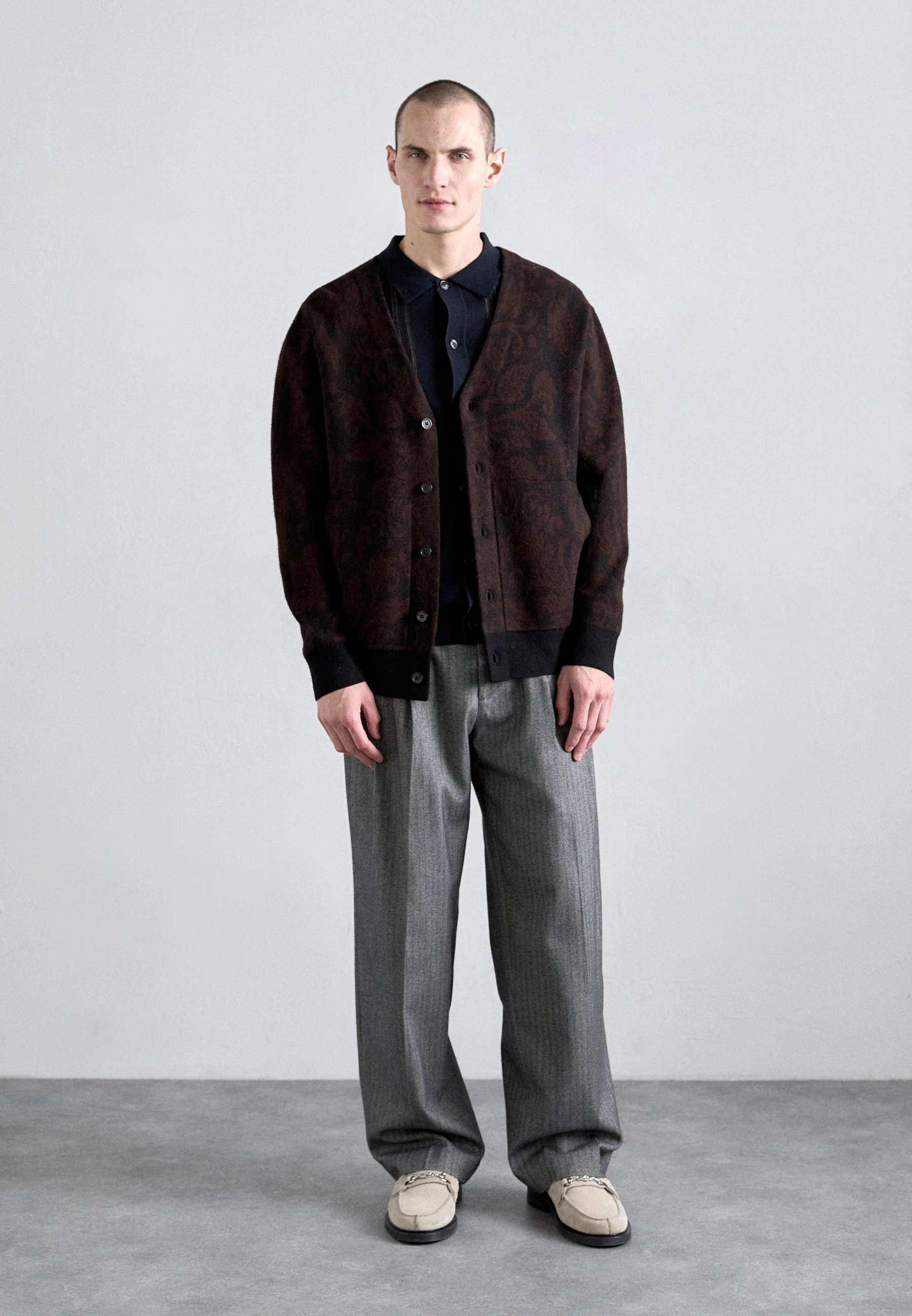 NN.07 MICHAEL CARDIGAN - Cardigan - zwart