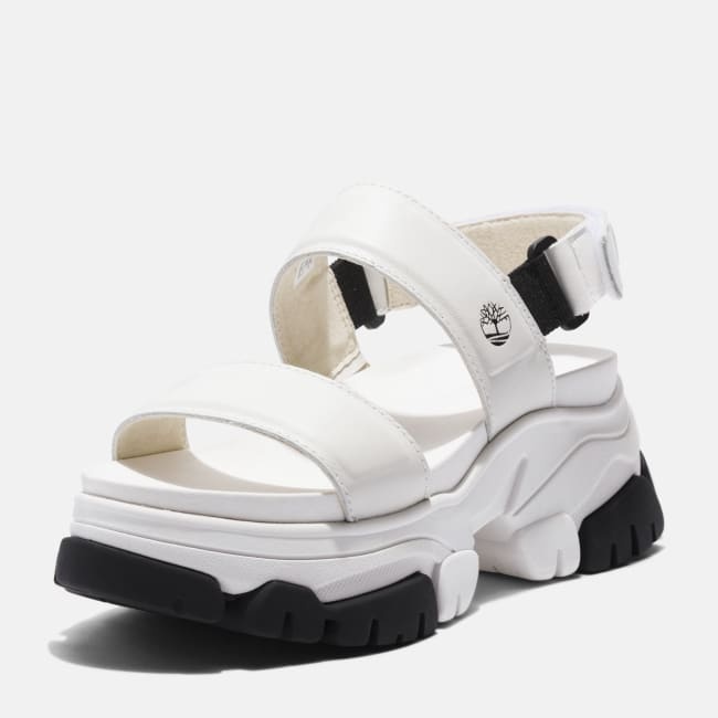 Sandalo a Doppia Fascia Adley Way da Donna in                bianco