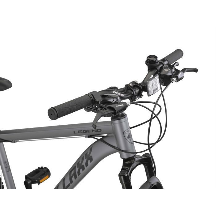Vélo VTT - CHILLAXX Legend Aluminium - 27,5 pouces - 21 vitesses - Gris - frein à disque