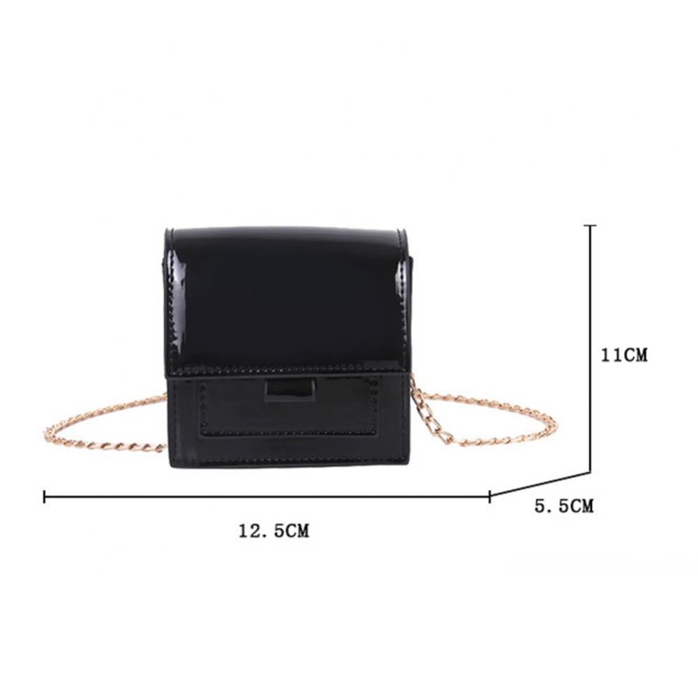 Sac à main décontracté pour femme, petit sac à main tendance en cuir uni, sac bandoulière en cuir PU pour femme