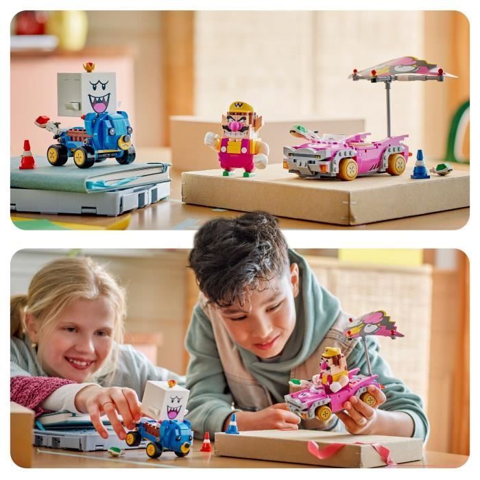LEGO Super Mario 72038 Mario Kart – Wario et Roi Boo - Jeu de Construction dès 8 ans
