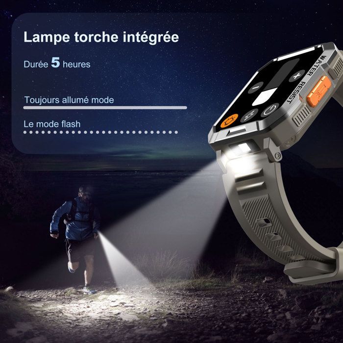 Blackview Smartwatch für Herren, 900-mAh-Akku, Bluetooth-Anrufe, 100 Modi, Sport, SpO2-Messung, Schlafüberwachung für Android