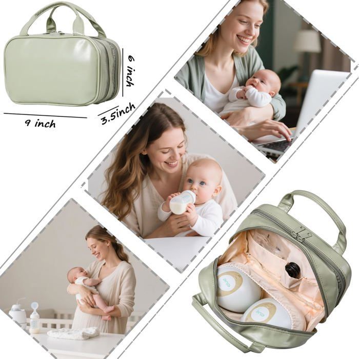 Mini bag for portable green breast pump