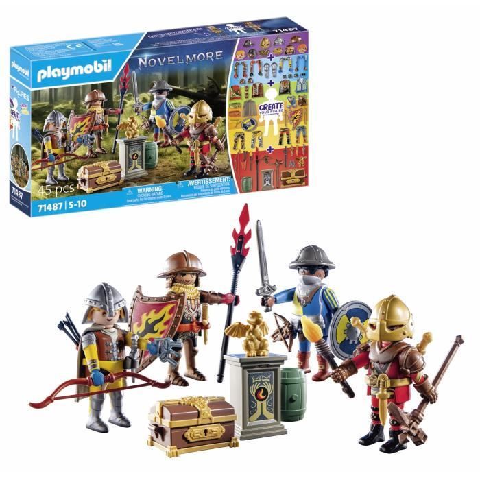 PLAYMOBIL 71487 Novelmore Knights, My Figures, 45 pezzi, Età 5+