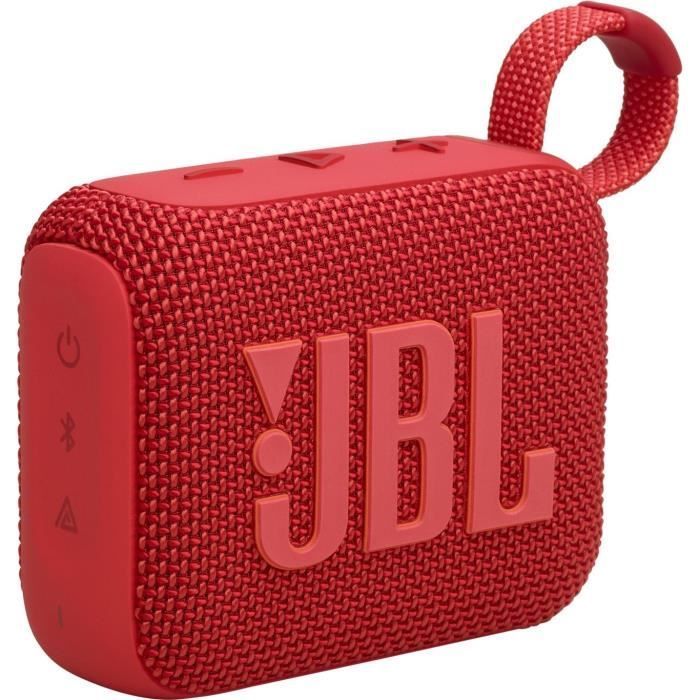Ultra-portable Bluetooth speaker - JBL GO 4 - Bluetooth 5.3 - Red