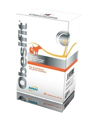 DRN Obesifit afslanksupplement voor honden en katten, 32 tabletten