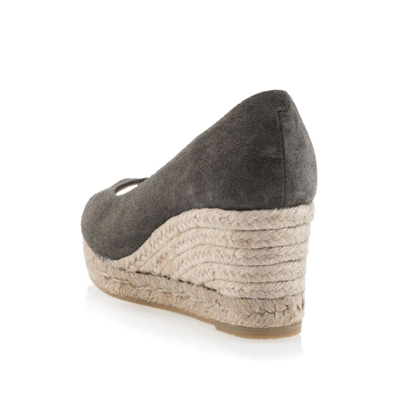 Zielone espadryle damskie z podeszwą ze sznurka