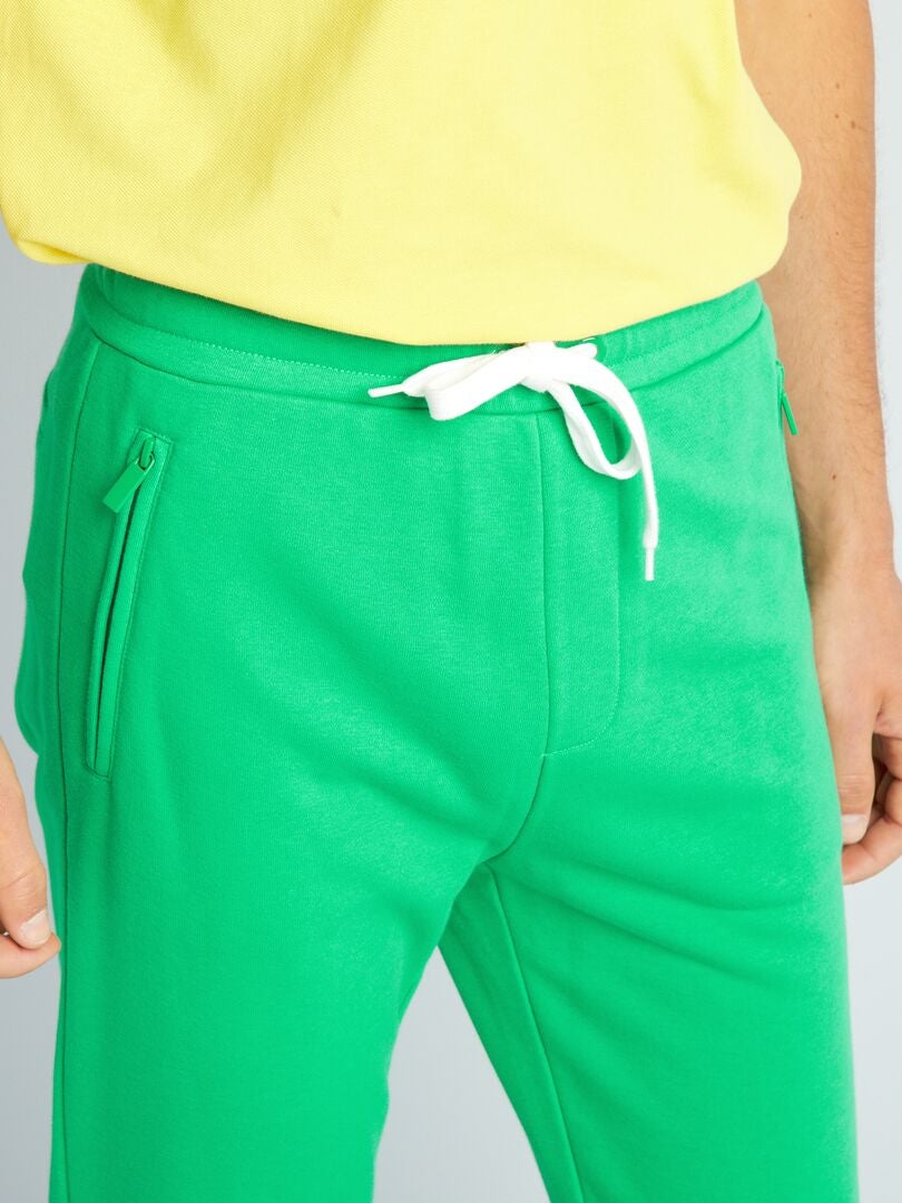 Fleece joggingbroek - GROEN
